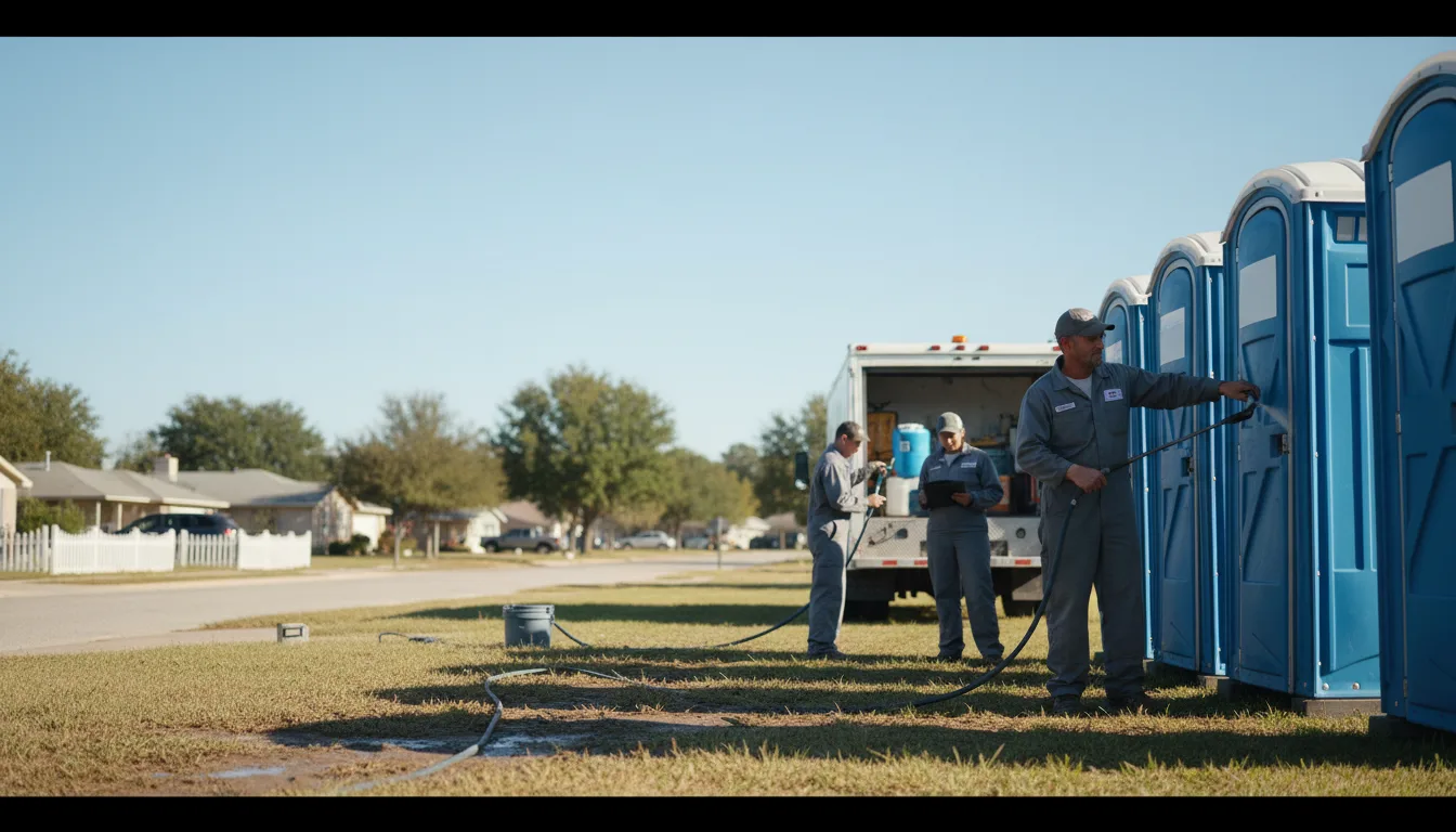 Long-Term Portable Toilet Rental in Walnut Hill, IL near me